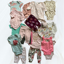 Girls Clothing Lot Size 3 Months 20 Piece Bundle Mix Brands