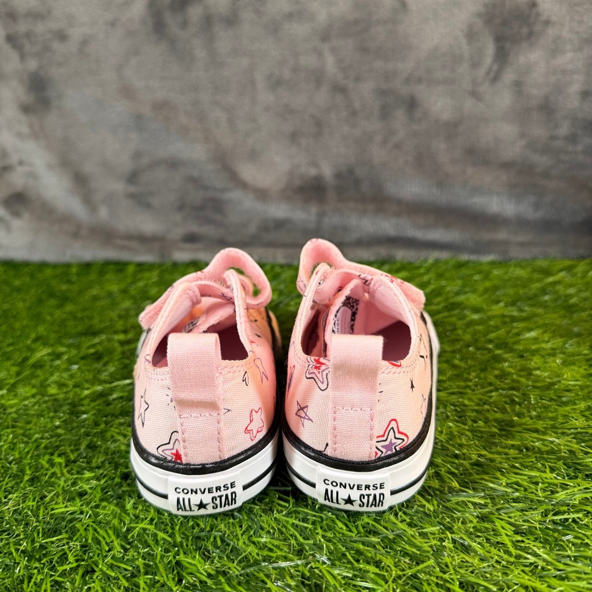 Converse Chuck Taylor All Star Pink Stars Hearts Toddler Sneakers