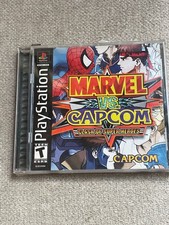 PLAYSTATION 1 PS 1 MARVEL VS CAPCOM CLASH OF SUPER HEROES COMPLETE GAME MINT