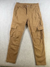 NSF Women's Cargo Pants Made in USA Rush Khaki 100% Cotton Size 28