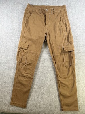 NSF Women's Cargo Pants Made in USA Rush Khaki 100% Cotton Size 28