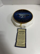 1994 Hamilton Collection Star Trek The Voyagers USS ENTERPRISE NCC-1701-D Plate