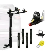 2 Bike Rack Hitch Mount Bicycle Carrier W/Anti-Rattle Hitch-Tightener ( Arksen)