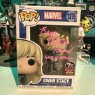 Bryce Dallas Howard Funko Pop Gwen Stacy Signed Autograph 7BAP JSA Spider-Man