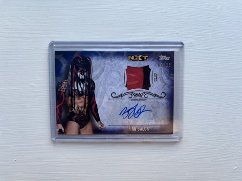 2016 Topps Undisputed WWE Demon King Finn Balor Auto Relic Card NXT /25