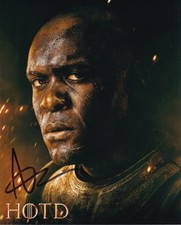 ABUBAKAR SALIM signed Autogramm 20x25cm HOUSE OF THE DRAGON in Person autograph
