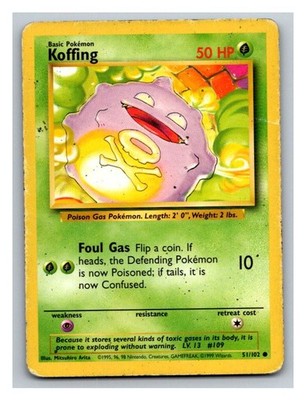 Koffing Common Base Set 051/102 PS