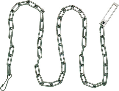 Handcuff Company Security Plated Chain with Oversize Pass-Through Link and Heavy