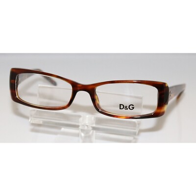 New Dolce & Gabbana D&G 1158 677 Brown Reading glasses 50-17-135