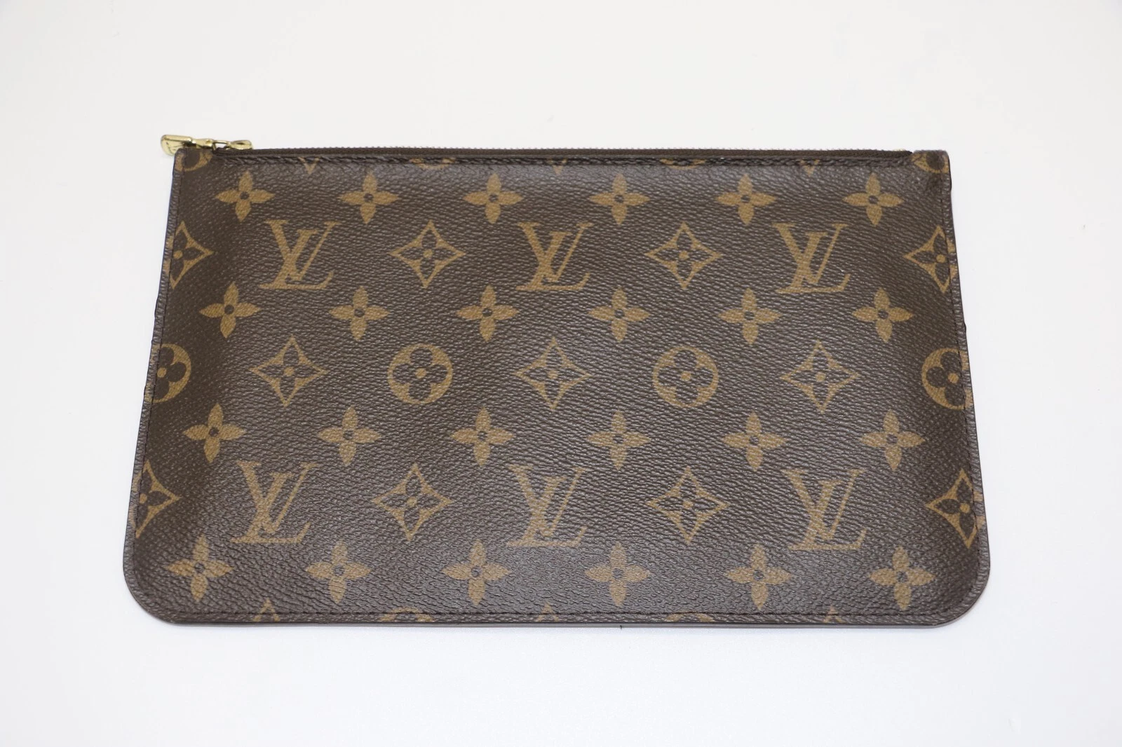 LOUIS VUITTON（LV） Louis Vuitton Neverfull Monogram Borsa da polso in tela SD4185 Marrone