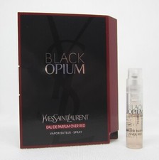 Yves Saint Laurent Black Opium Eau de Parfum Over Red spray sample 0.04 oz.