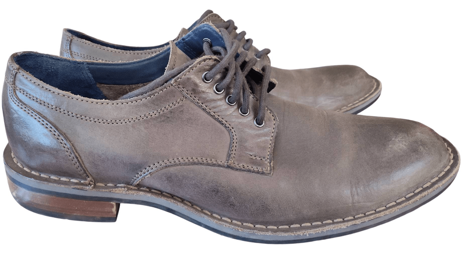 SAOLA COLE HAAN 11652 SUOLA COLLABORAZIONE PELLE MARRONE STRINGATA UOMO 7 5 NUOVA SENZA ETICHETTE