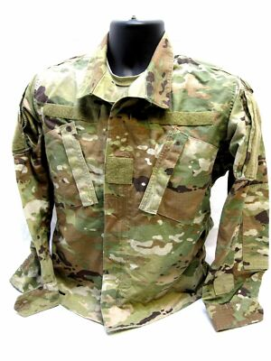 #ad #ad USED ARMY OCP SCORPION W2 MULTICAM TOP UNIFORM COAT NORMAL MATERIAL ACU JACKET1 $19.99