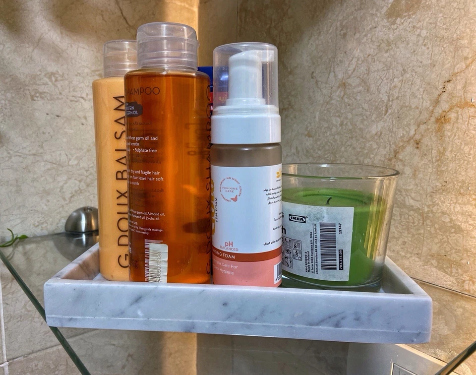 🌿 **Timeless Elegance: Handcrafted White Marble Tray** 🌟 - Image 4 of 4