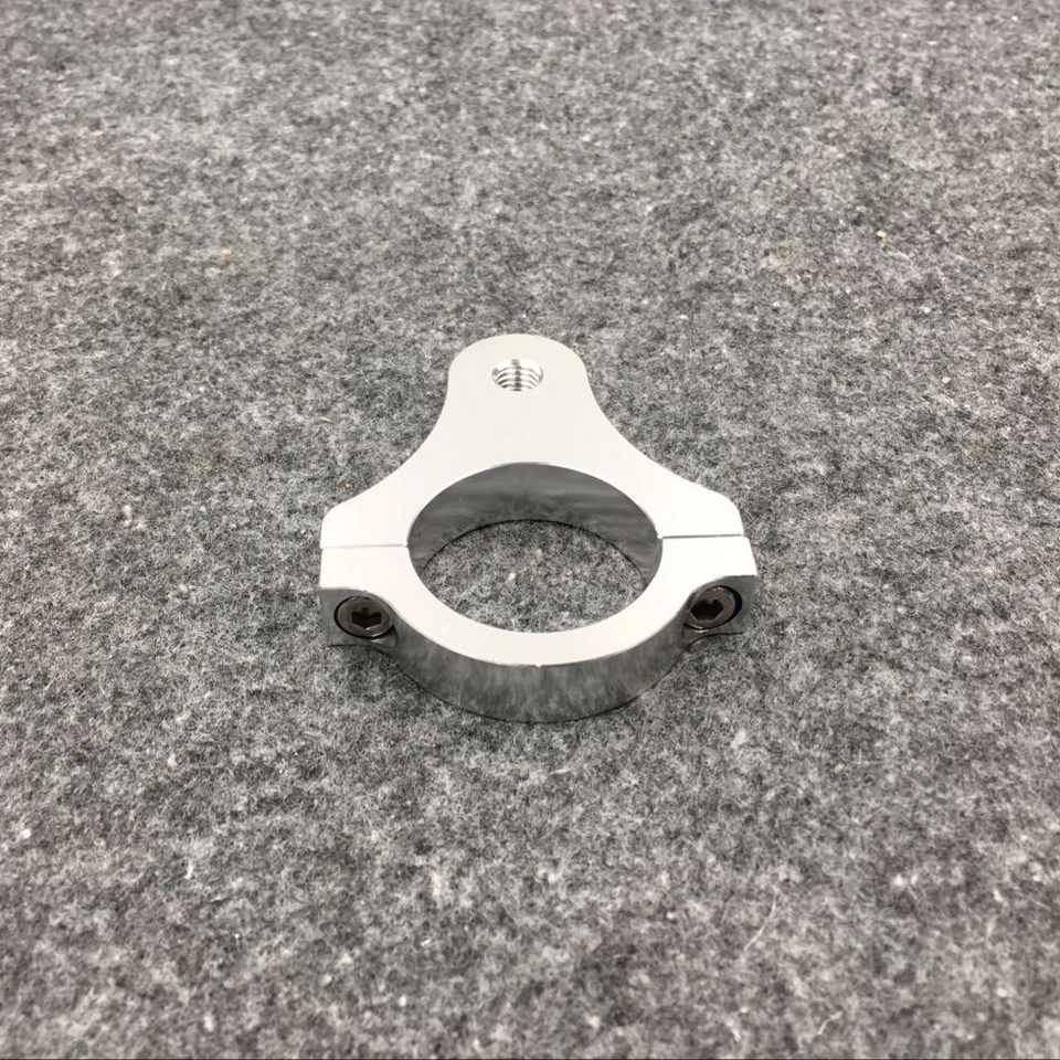 Universal Motorcycle Aluminium Steering Damper Fork Frame Mounting Clamp Bracket - Image 2 of 3