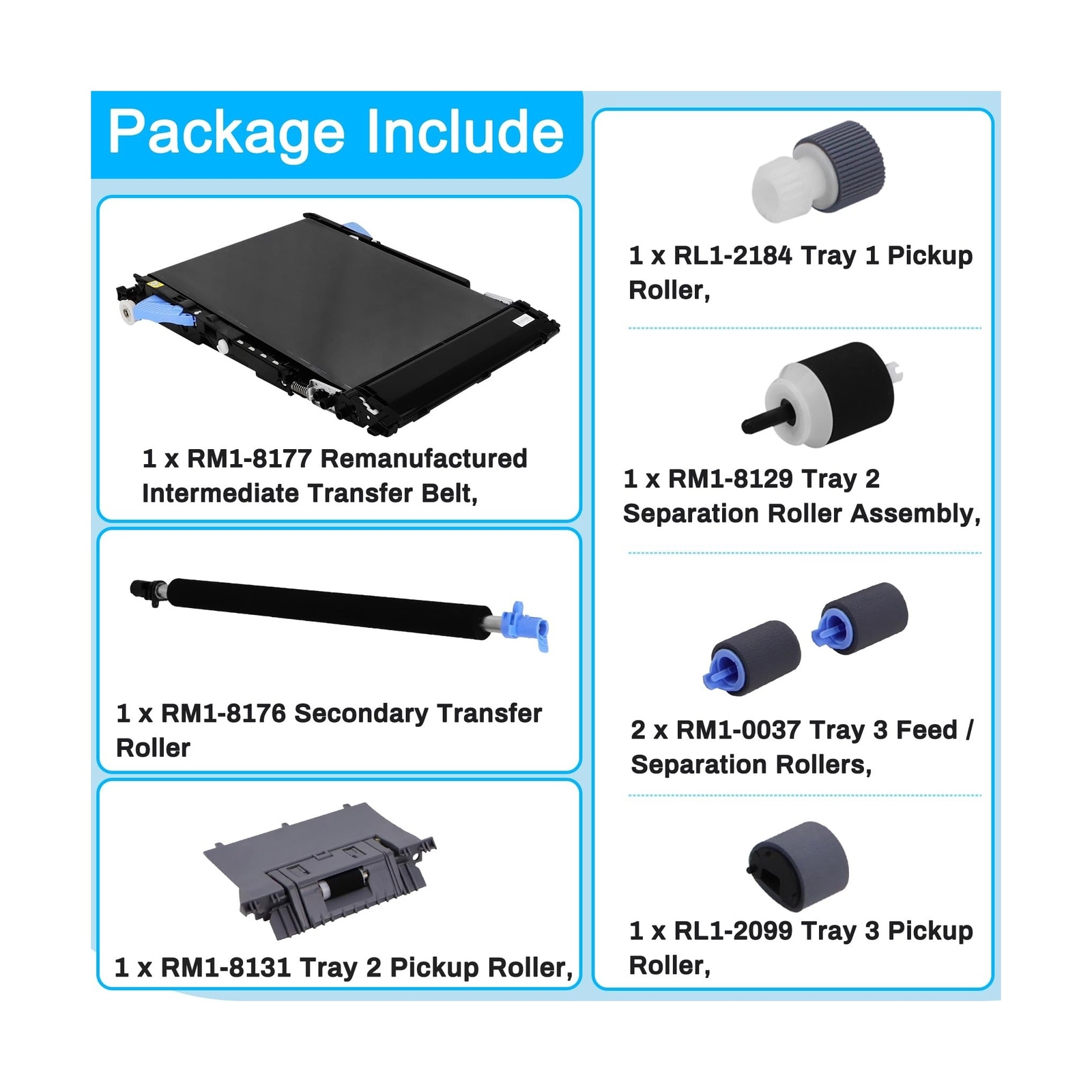 CF081-67904 (RM2-7448) Transfer Kit for Color Laser Printer M551 Printer, Inc...