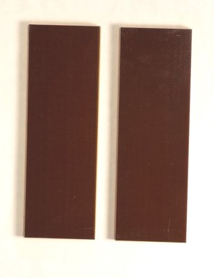 G10 BROWN 1/4 .250 x 6 x 2 (2) KNIFE / GUN HANDLE SCALE MATERIAL G-10