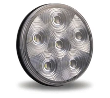 4" Grommet Mount LED Flood Work Lamp w/ Bubble Lens & Reflector Cap - 600 Lumen