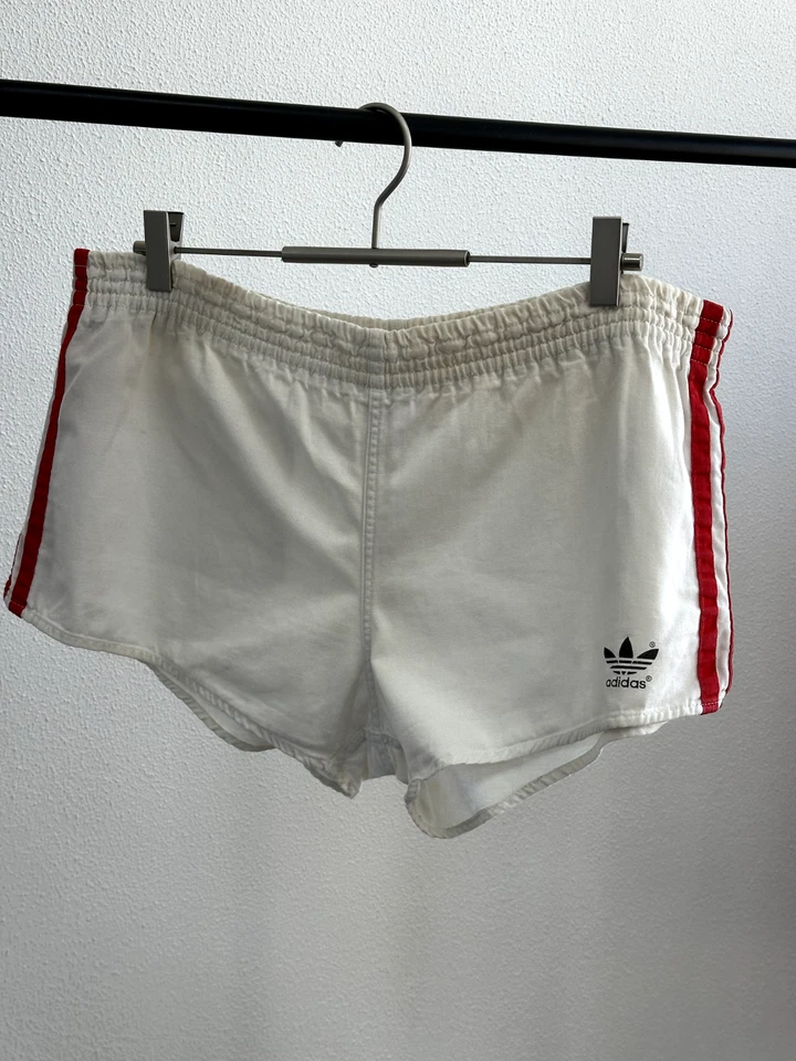 Pantalones Cortos Adidas Vintage Retro Hechos en Yugoslavia Blanco Raro Talla 5 Foto 2 de 4