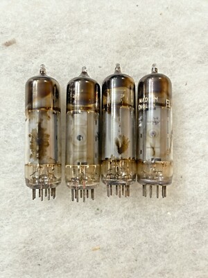 Mullard EL84 6BQ5 Square Getter Winkle Glass Strong Testing
