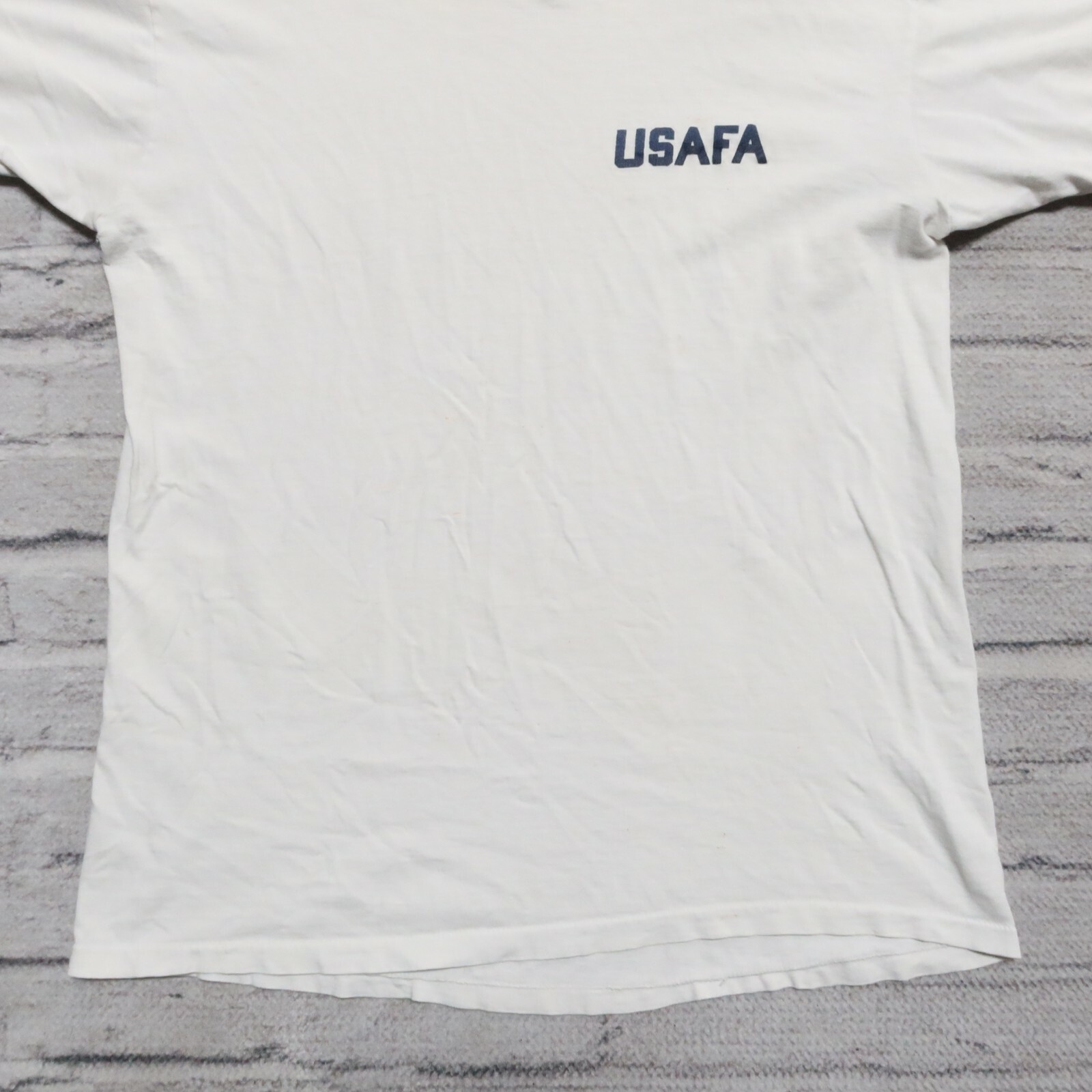 Vintage USAFA Champion Ringer Tshirt Size XL Made… - image 3