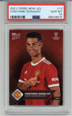 2021 TOPPS NOW UCL SIGNS FOR MANCHESTER UNITED #14 CRISTIANO