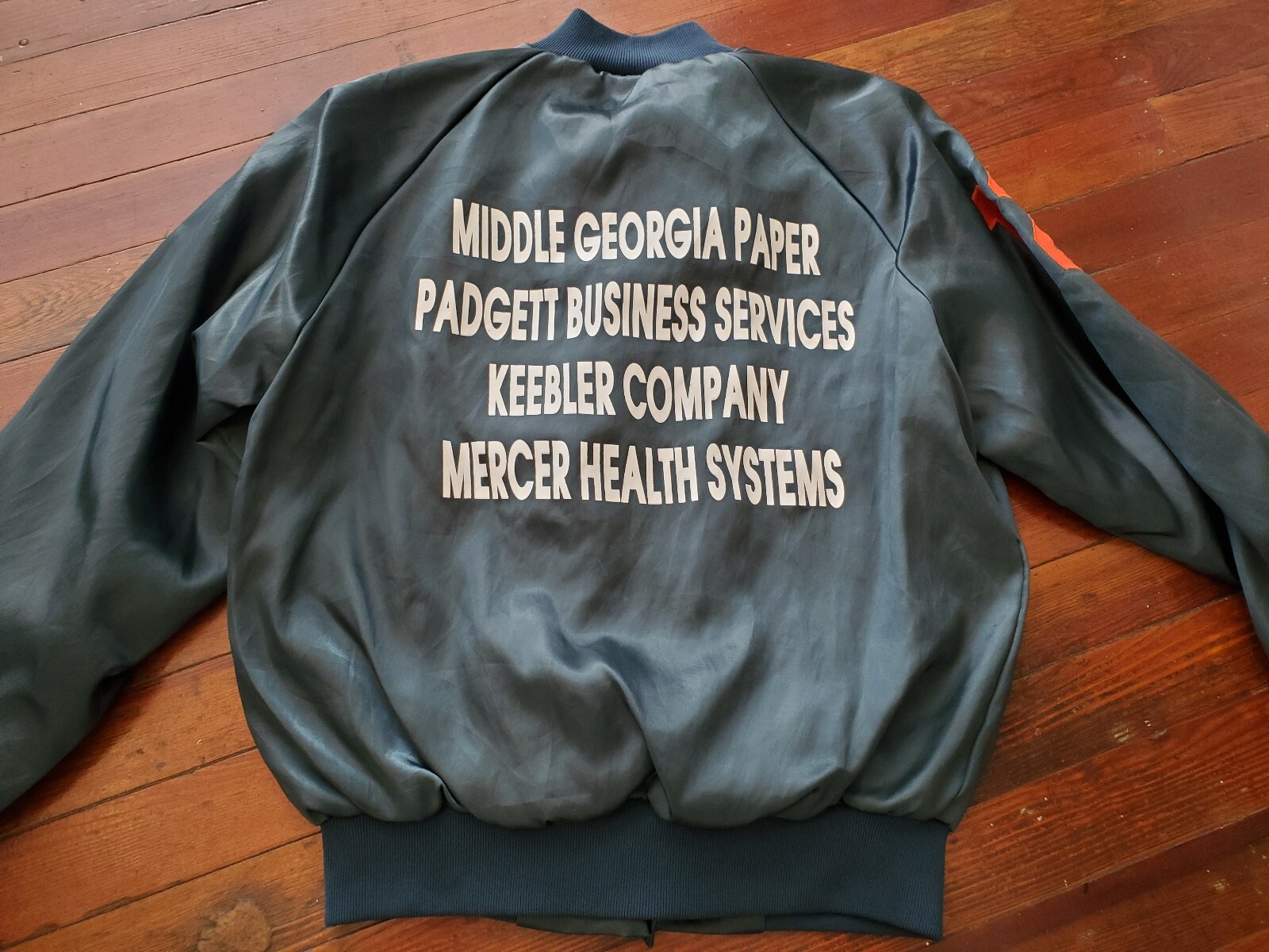 WestArk Mens Satin Bomber Jacket Vintage Expr… Gem