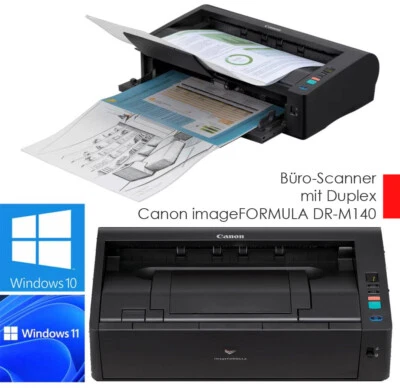 CANON DR-M140 40S/min BÜRO DOKU SCANNER DUPLEX SCHWARZ A6 A5 A4 WINDOWS 10 11 - Bild 1 von 4