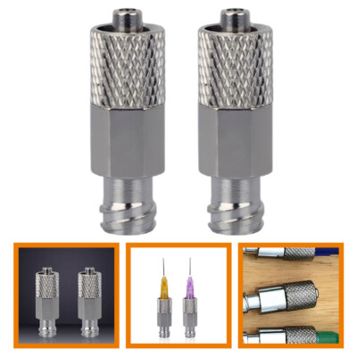 2 Stück Luer-Lock-Anschlüsse Adapter Injektor Lock-Adapter Nadelspitzenadapter