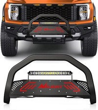 Ford Bull Bars Nilight Bull Bar with Light Bar&License Plate Hole for Ford F-150 2004-2023