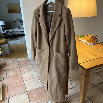 Influencer  Wintermantel Größe L Camel Beige Warm Und Elegant - Neu