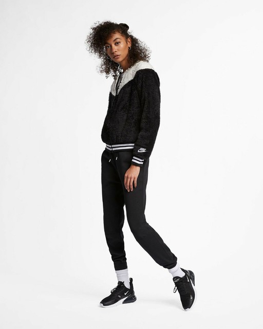 women's nike sportswear sherpa wolf bomber jacket