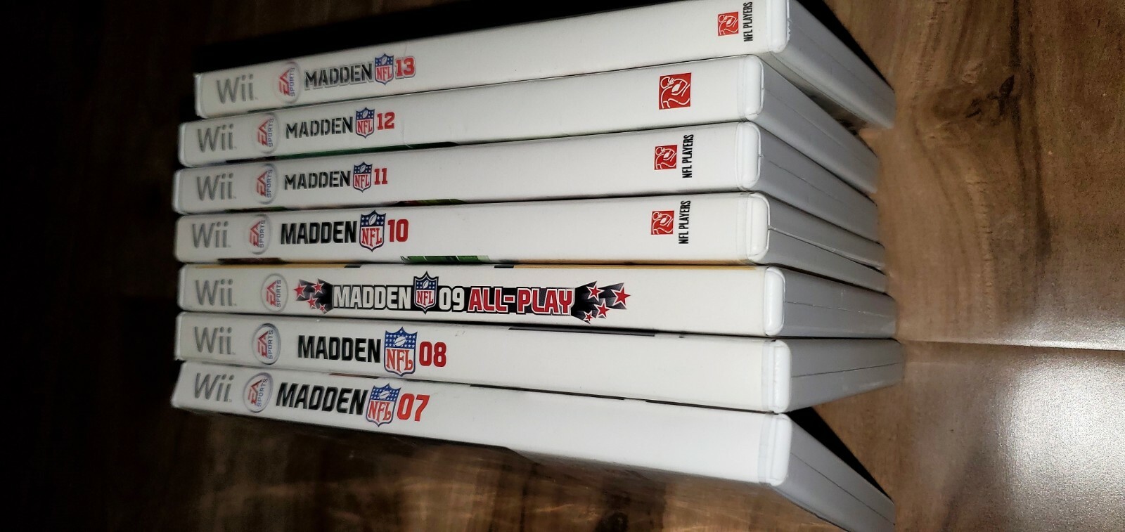 Madden NFL Wii FOOTBALL game LOT/Bundle 13 12 11 10 09 08 07 COMPLETE ...