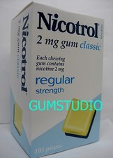 Nicotrol Nicotine Gum 6 Box 2mg Classic 630 Pieces Fresh 10/2026