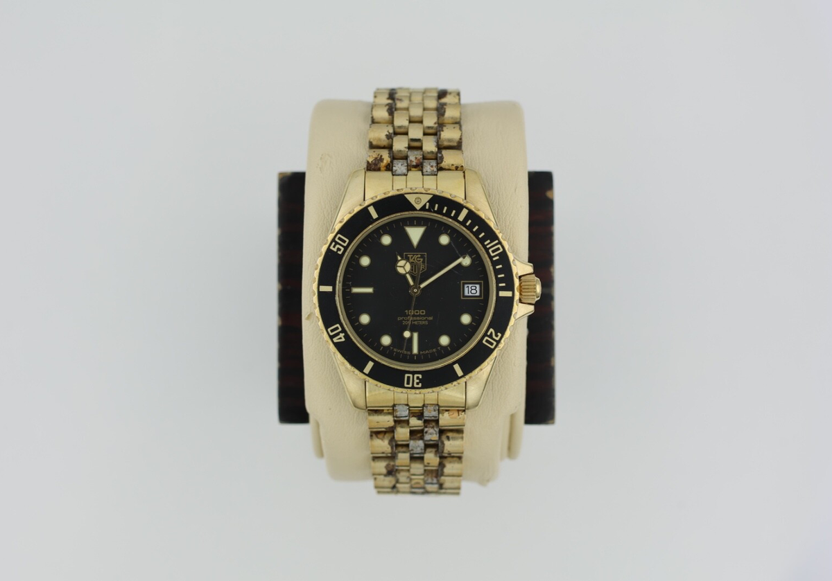 Gold Tag Mens Watch Sale TAG Heuer Mens 1000 Watch The Wolf Of