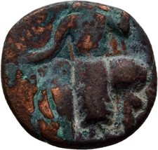 Kushan Bronze 17m / 3.6g Original Coin #VOX31