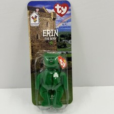 Erin The Bear 1997 McDonalds Ty Beanie Baby w/ 1993  Oak Brook Tag Errors
