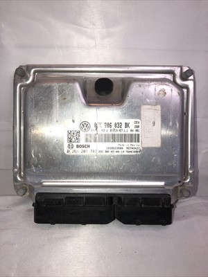 08-09 VOLKSWAGEN Rabbit Engine Computer 07k 906 032 Bk 2.5l MT VW 