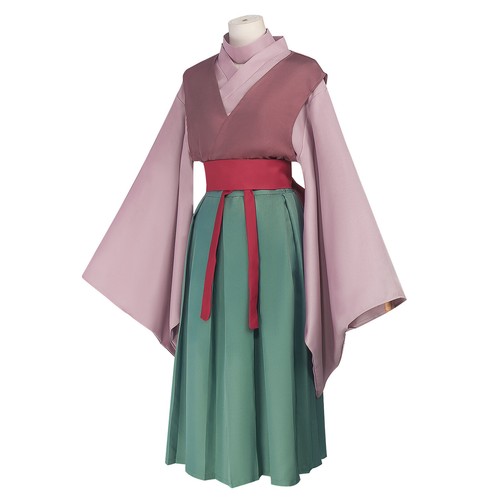 Anime HUNTER×HUNTER Alluka Zoldyck Costume Full Set Dress Long Sleeve Skirt Gift - Picture 8 of 11