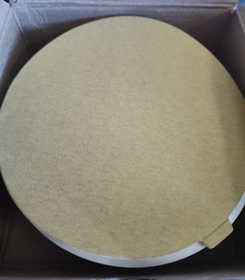 6'' No Hole PSA 220 grit Sandpaper - TENAZIT-TMA5 Gold 100 pk