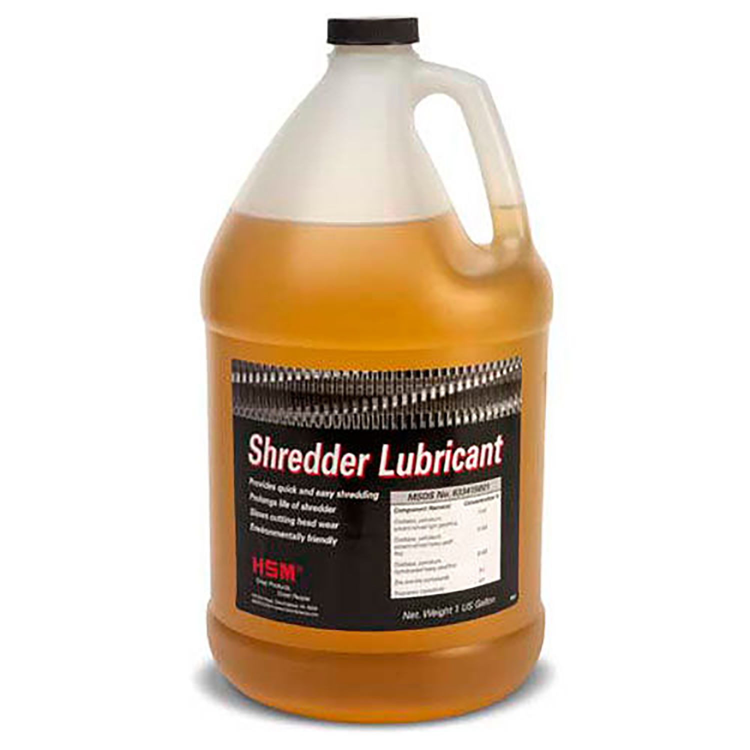 HSM Shredder Oil Gallon Bottles 4/Case Includes 1 Funnel HSM315P