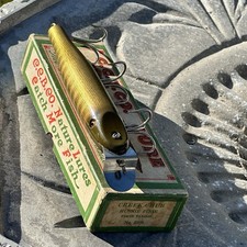 Vintage Early Hardware Creek Chub Husky Pikie 2300 Pikie Finish Fishing Lure