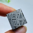 Aletai Iron Meteorite Cube Altay iron meteorite Cube etched pattern  62g 20mm — photo 5