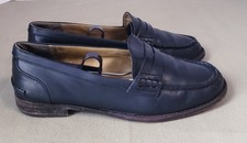 Women’s John A Frye Penny Loafers Dalia Black Leather 9.5M 