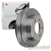 2X NK Bremsscheiben 262Mm Voll Hinten Passend FÜR Hyundai Creta Elantra I30