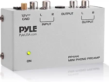 Ultra Compact Phono Preamp - Mini Turntable Preamp for Audio - Guitar, Microphon