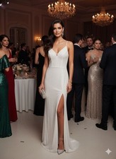 SPEECHLESS Womens Sequined Evening Dress with Split FrontSpecial Occasion Dress