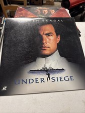 UNDER SIEGE Laser Disc NTSC Steven Seagal 1993 CLV Martial Arts