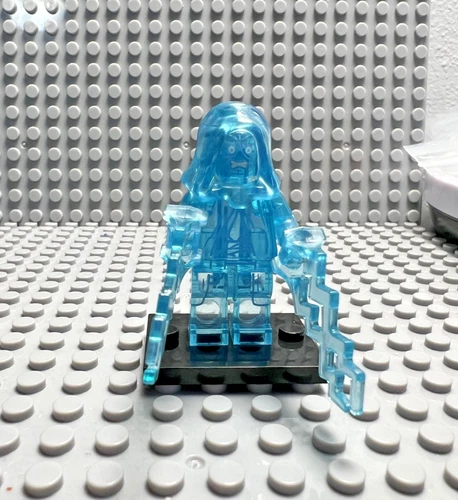 New Custom Star Wars Minifigure - Emperor Palpatine Translucent Blue - NOT LEGO