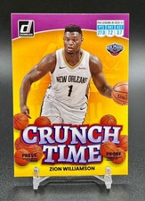 2022-23 Panini Donruss NBA Zion Williamson Crunch Time Purple Press Proof #3